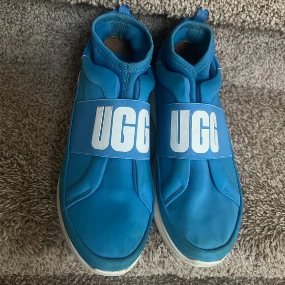 Ugg Women's Blue Sock Sneakers. - Picture 1 of 14